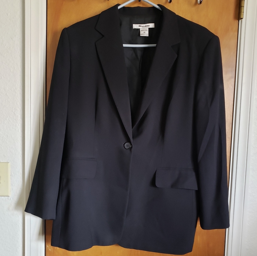 Nygard black jacket/blazer 14P